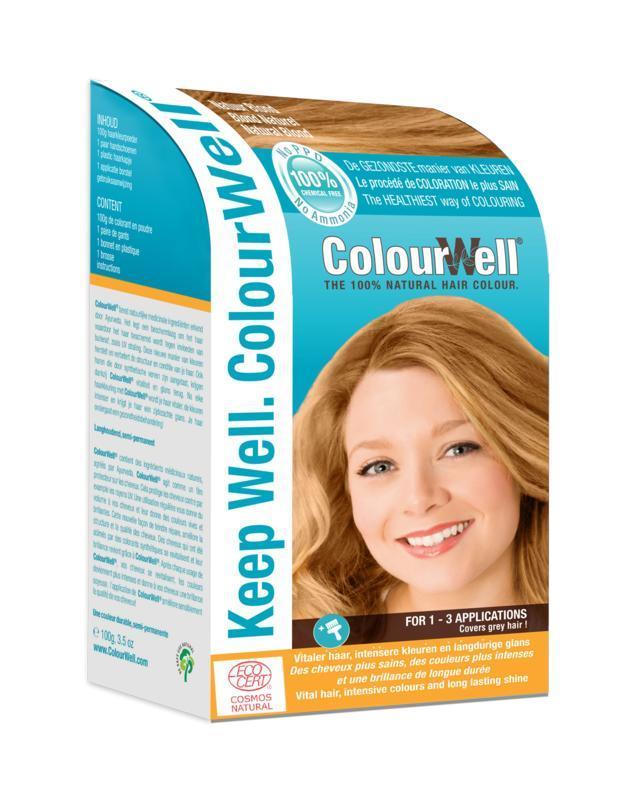 Colourwell 100% natuurlijke haarkleur natuur blond 100 Gram