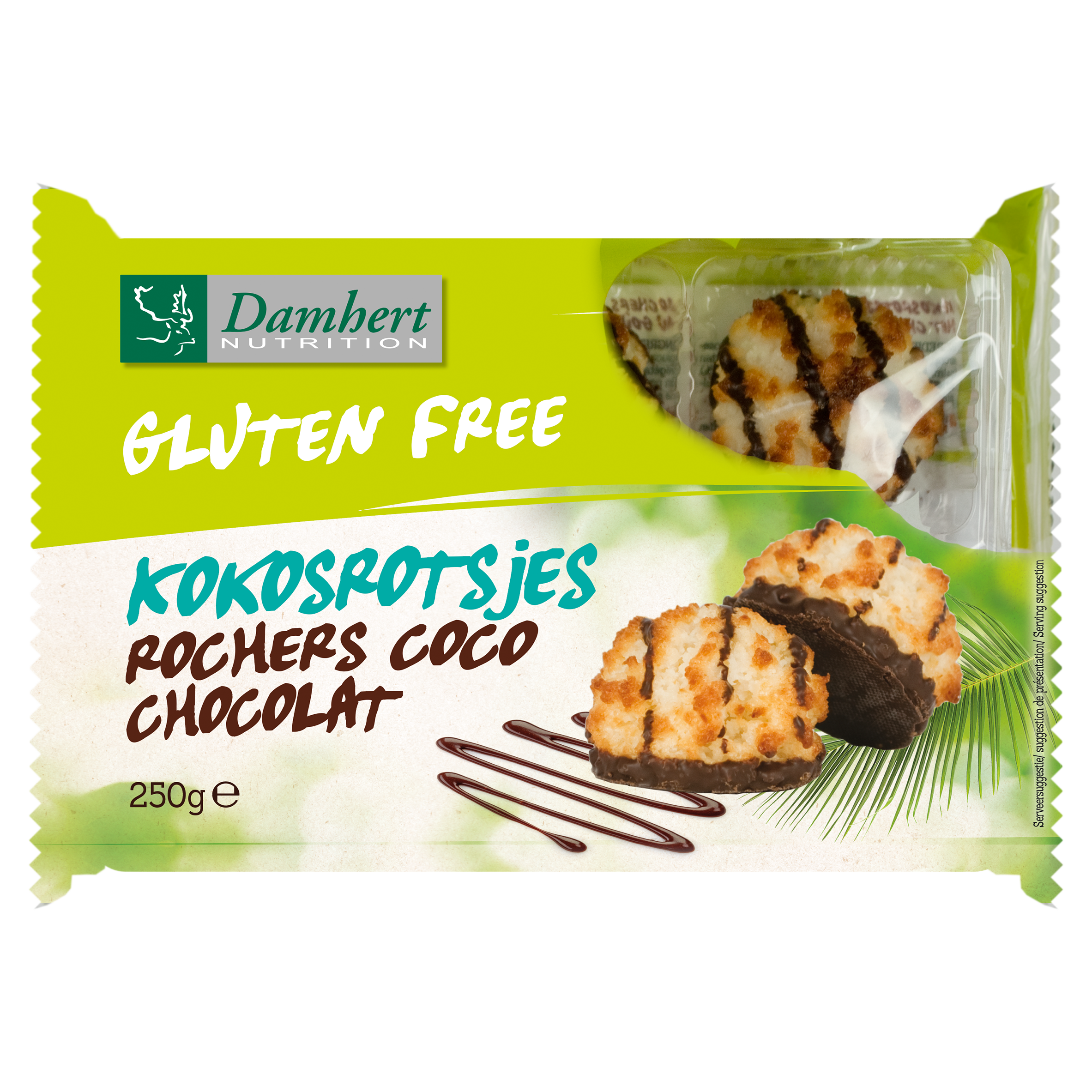 Damhert Kokosrotsjes Chocolade