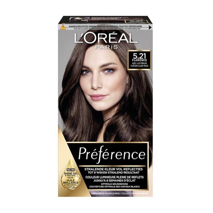 L'Oréal Paris Préférence 5.21 koel lichtbruin 1st