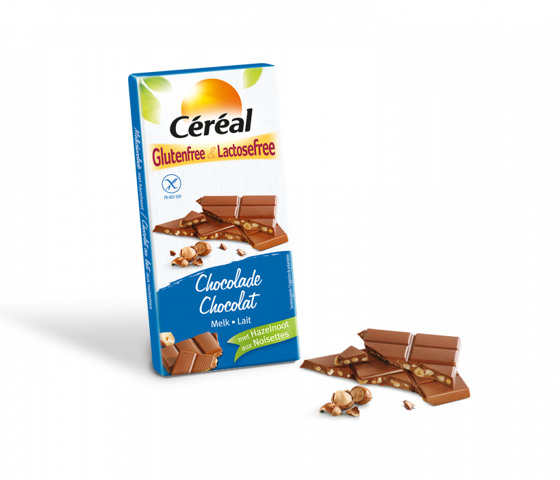 Cereal Glutenvrij & Lactosevrij Chocolade Tablet Hazelnoot