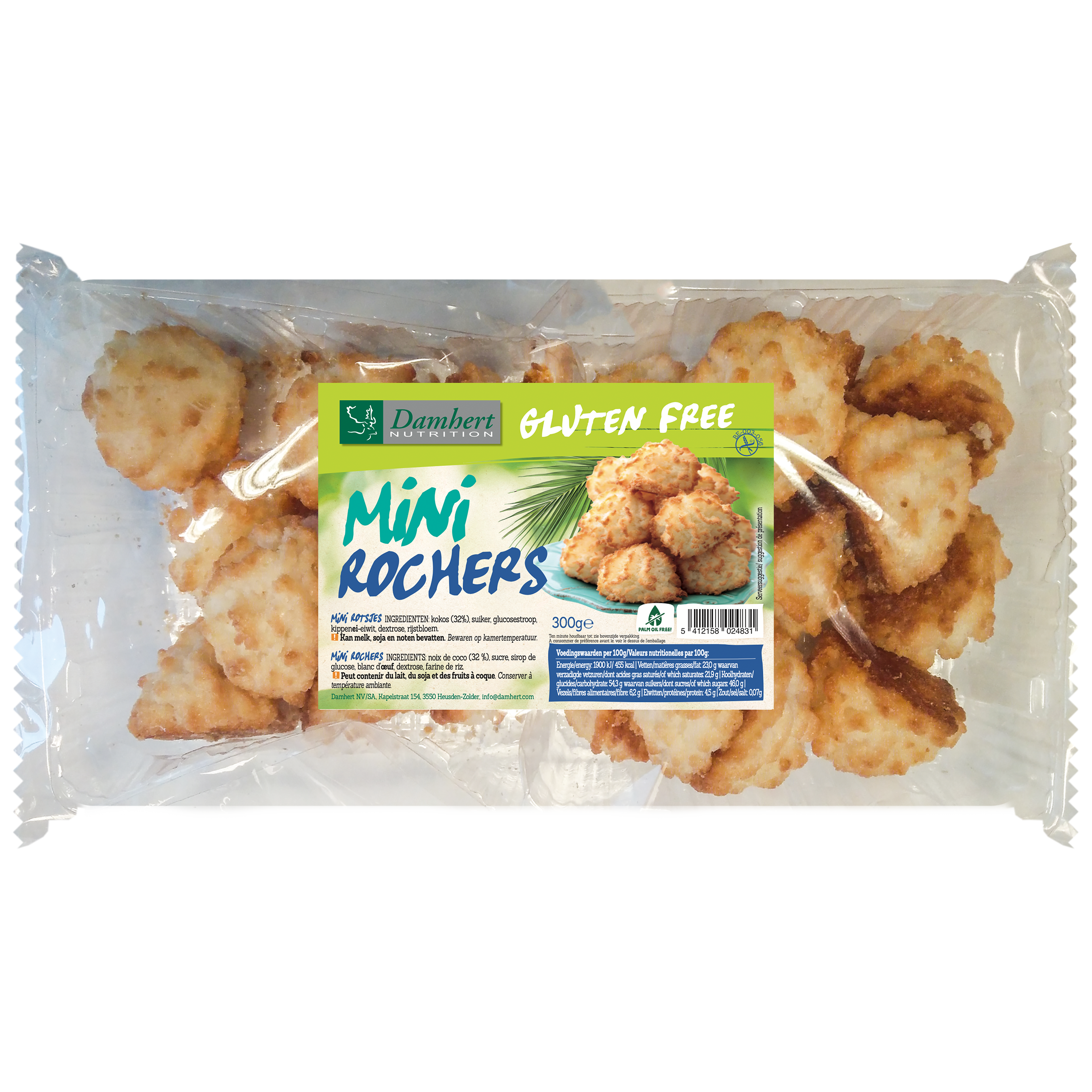 Damhert Gluten Free Mini Rochers