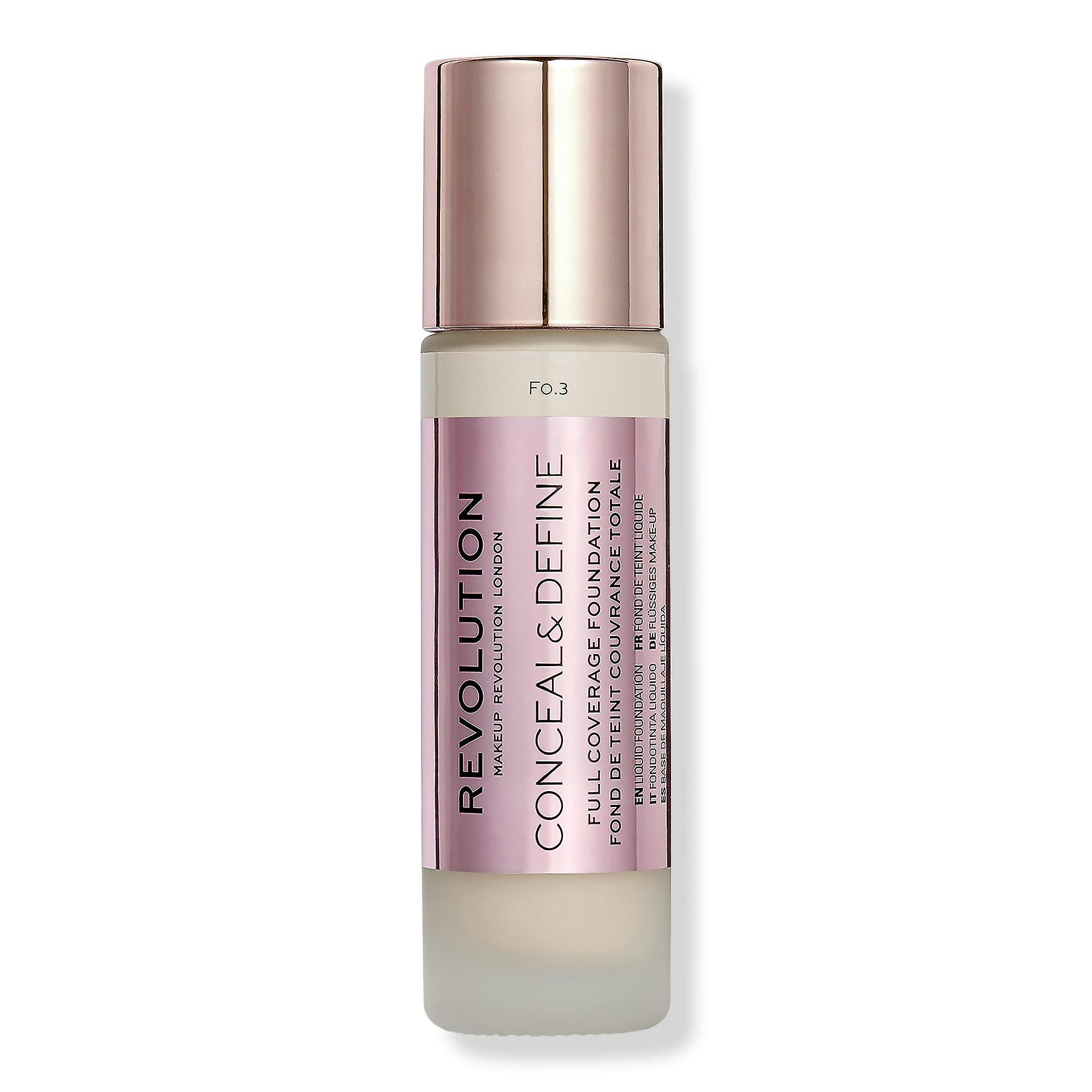 Revolution Conceal & Define Foundation F0.3 28 g