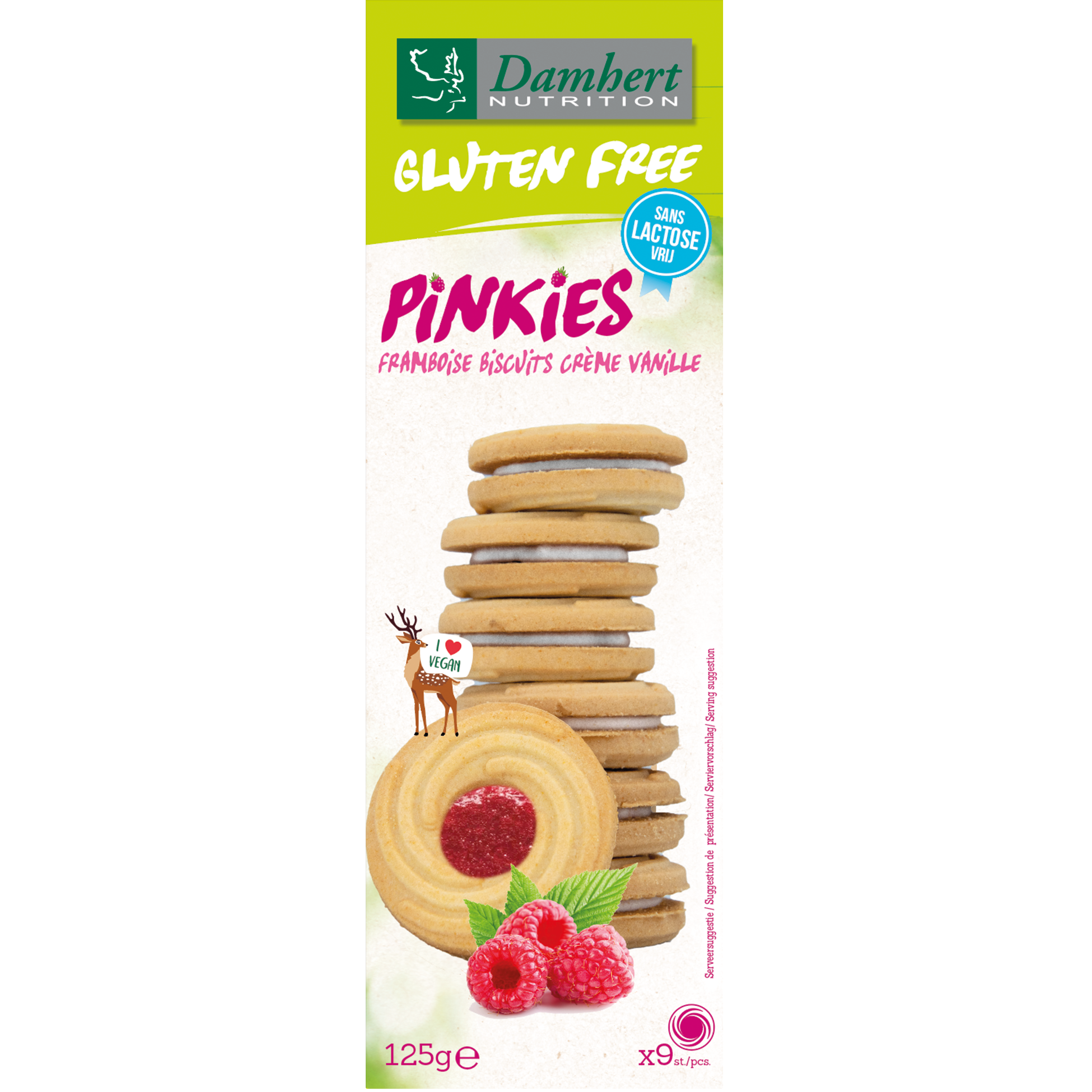 Damhert Gluten Free Pinkies Framboise
