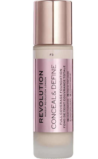 Revolution Makeup Conceal & Define Foundation F3 23 ml