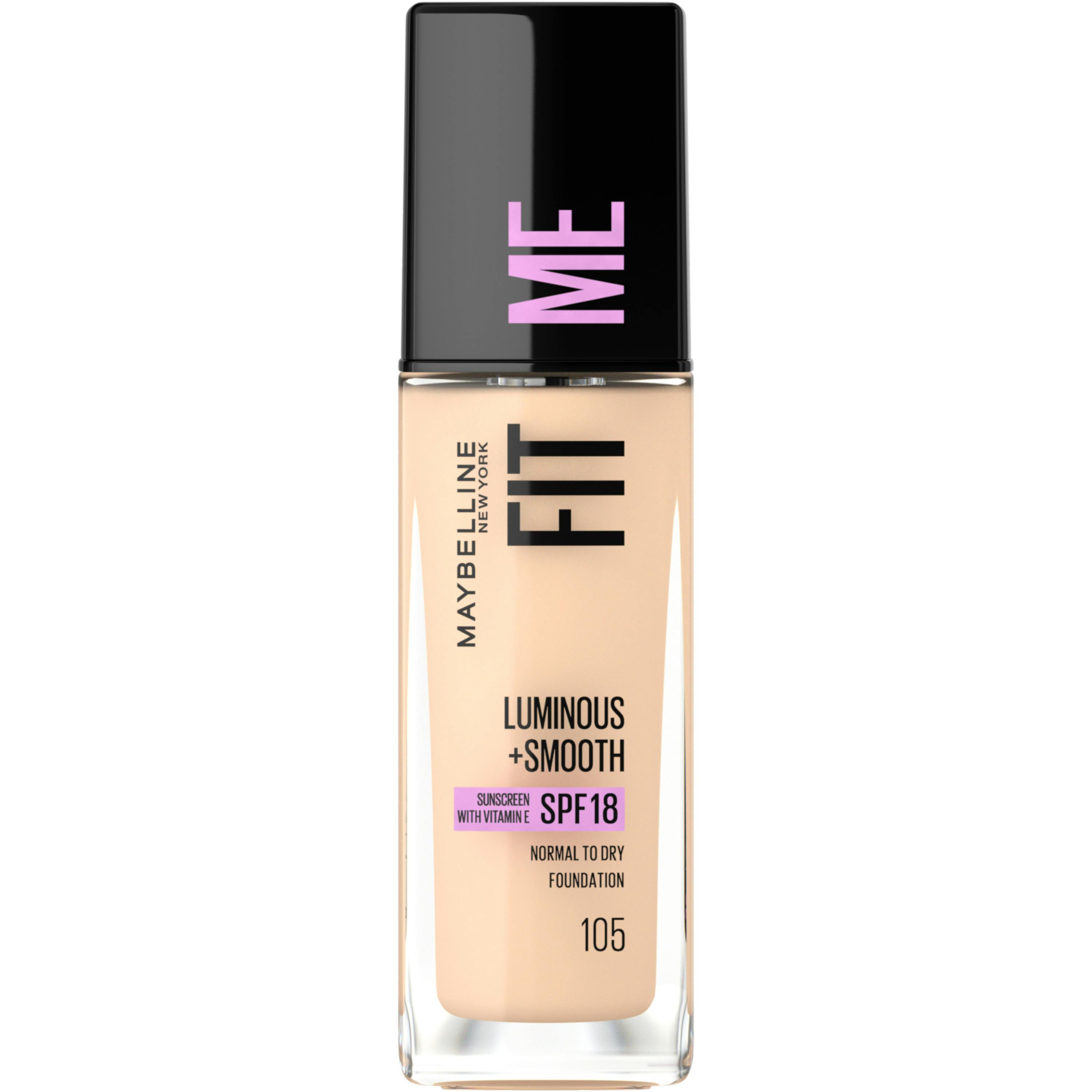 Maybelline Fit Me Luminous & Smooth Foundation 105 Natural Ivory 30 ml