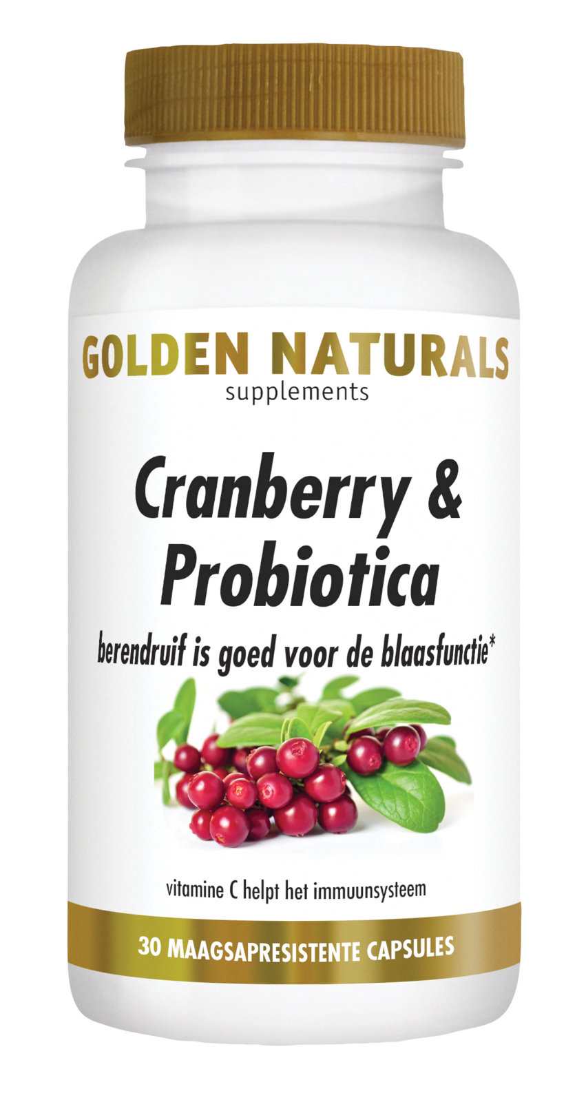 Golden Naturals Cranberry & Probiotica Capsules