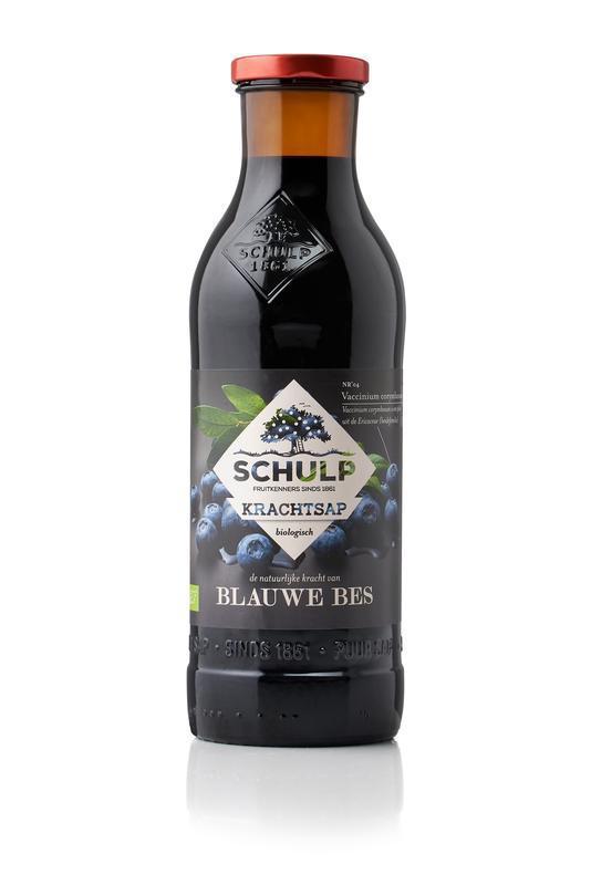 Schulp Blauwe bessensap puur bio 750ml