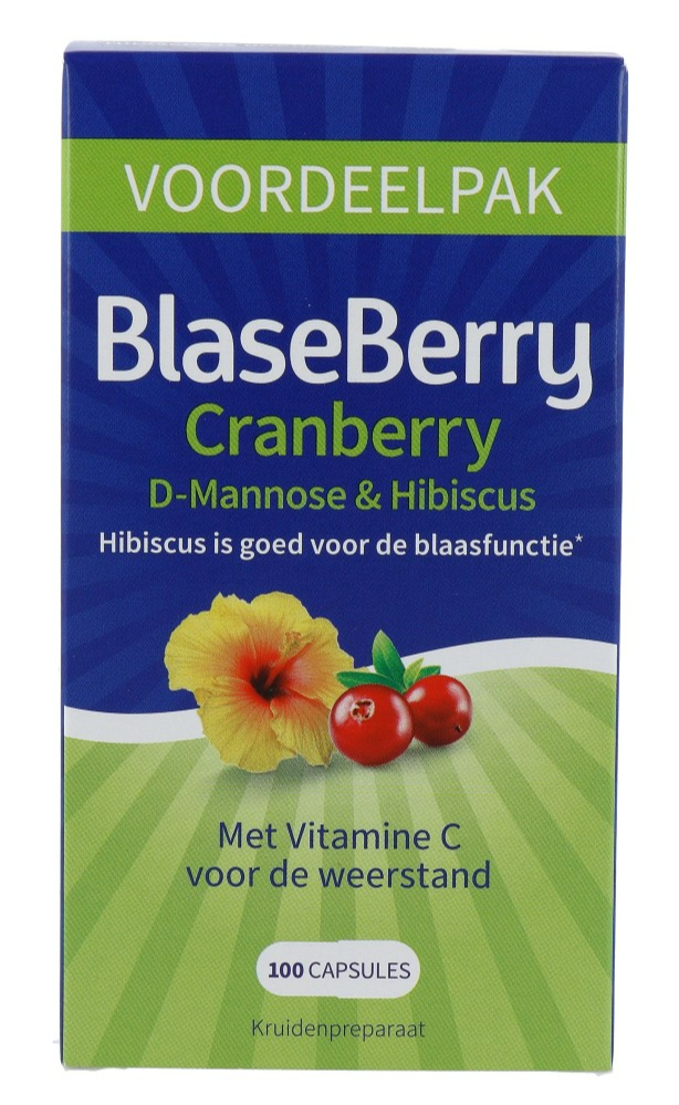 BlaseBerry Cranberry D-mannose & Hibiscus Capsules