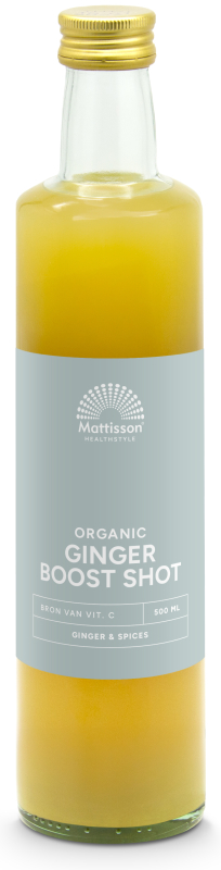 Mattisson Organic ginger + boost shot 500ml