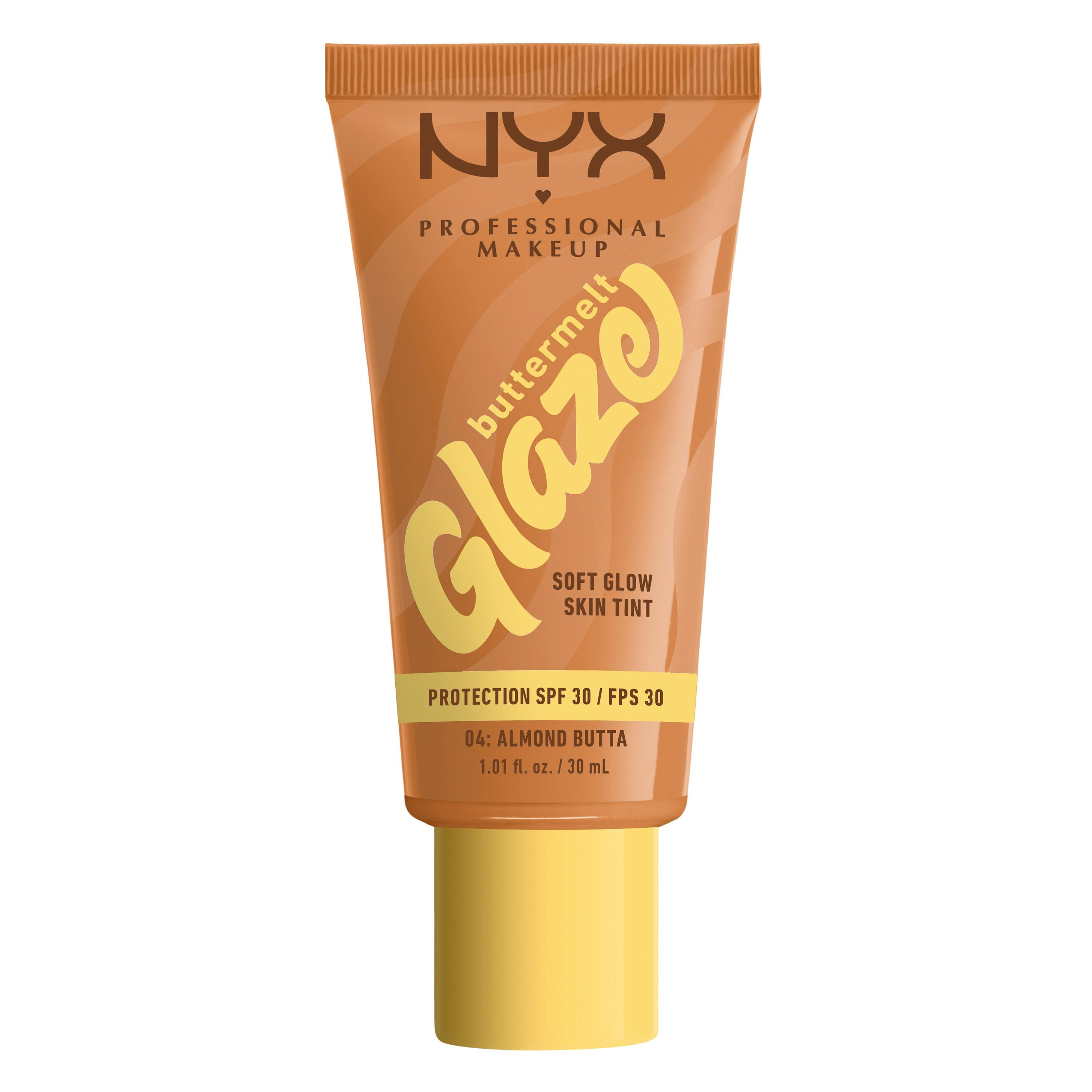 NYX Buttermelt Glaze SPF30 Foundation Almond Butta 30 ml