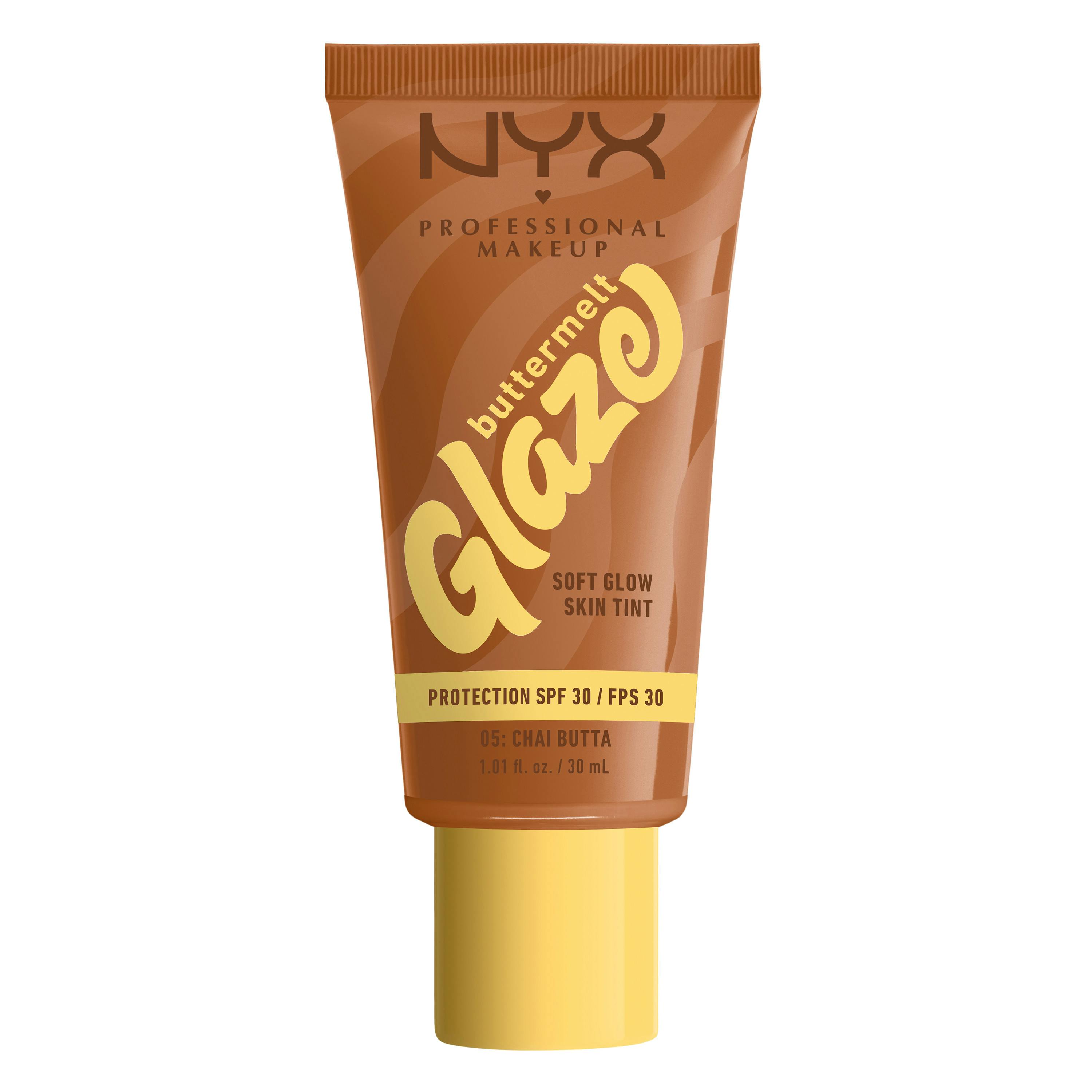NYX Buttermelt Glaze SPF30 Foundation Chai Butta 30 ml