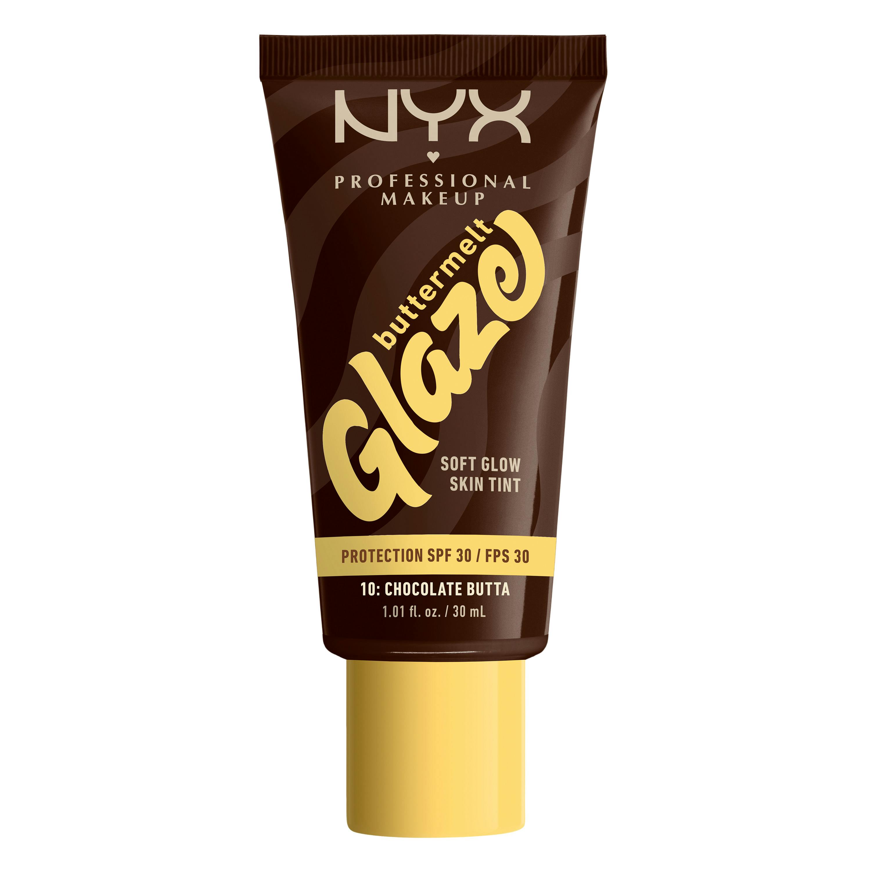NYX Buttermelt Glaze SPF30 Foundation Chocolate Butta 30 ml
