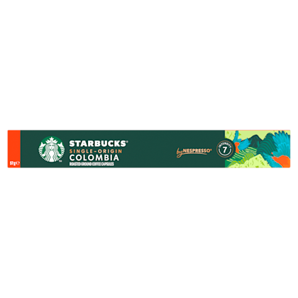 Starbucks  Single Origin Colombia Medium Roast by Nespresso - 10 Capsules