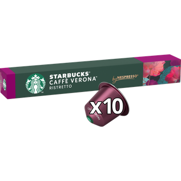 Starbucks  Caffè Verona Dark Roast by Nespresso - 10 Capsules