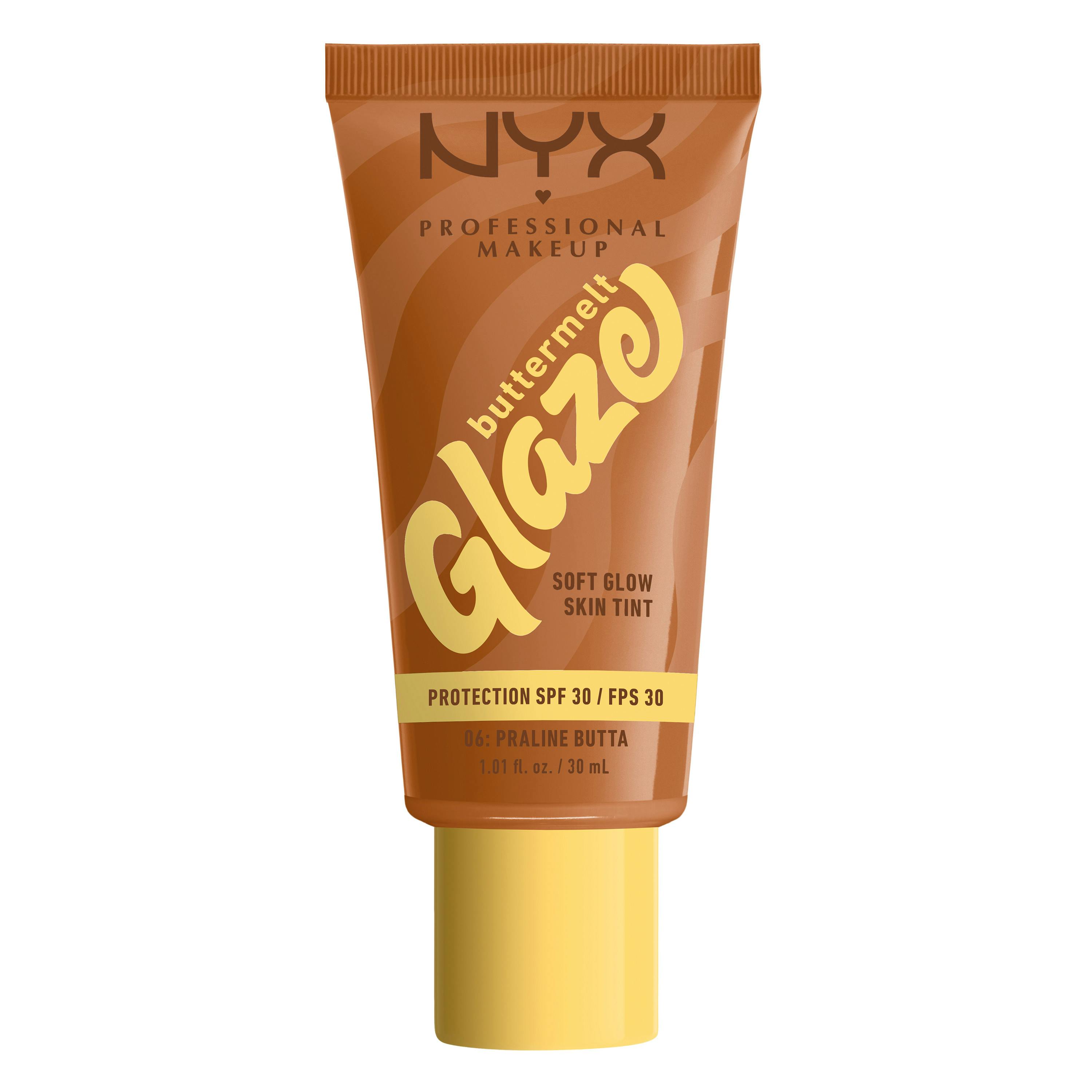 NYX Buttermelt Glaze SPF30 Foundation Praline Butta 30 ml