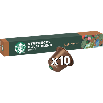 Starbucks  House Blend Medium Roast by Nespresso - 10 Capsules