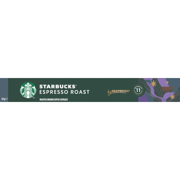 Starbucks  Espresso Dark Roast by Nespresso - 10 Capsules