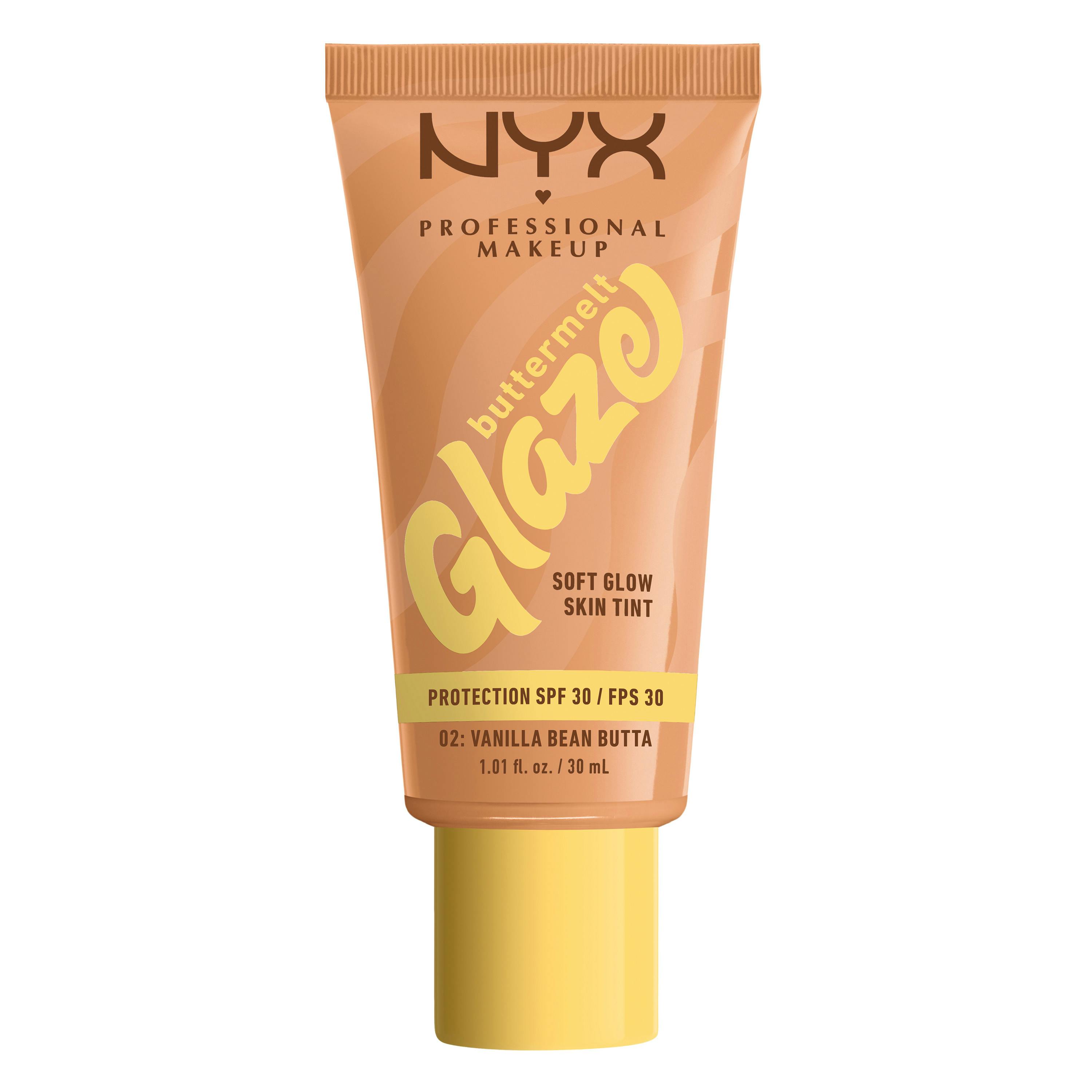 NYX Buttermelt Glaze SPF30 Foundation Vanilla Bean Butta 30 ml