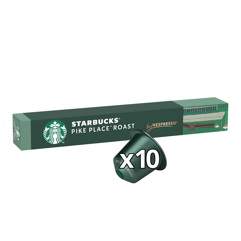 Starbucks  Pike Place Medium Roast by Nespresso - 10 Capsules