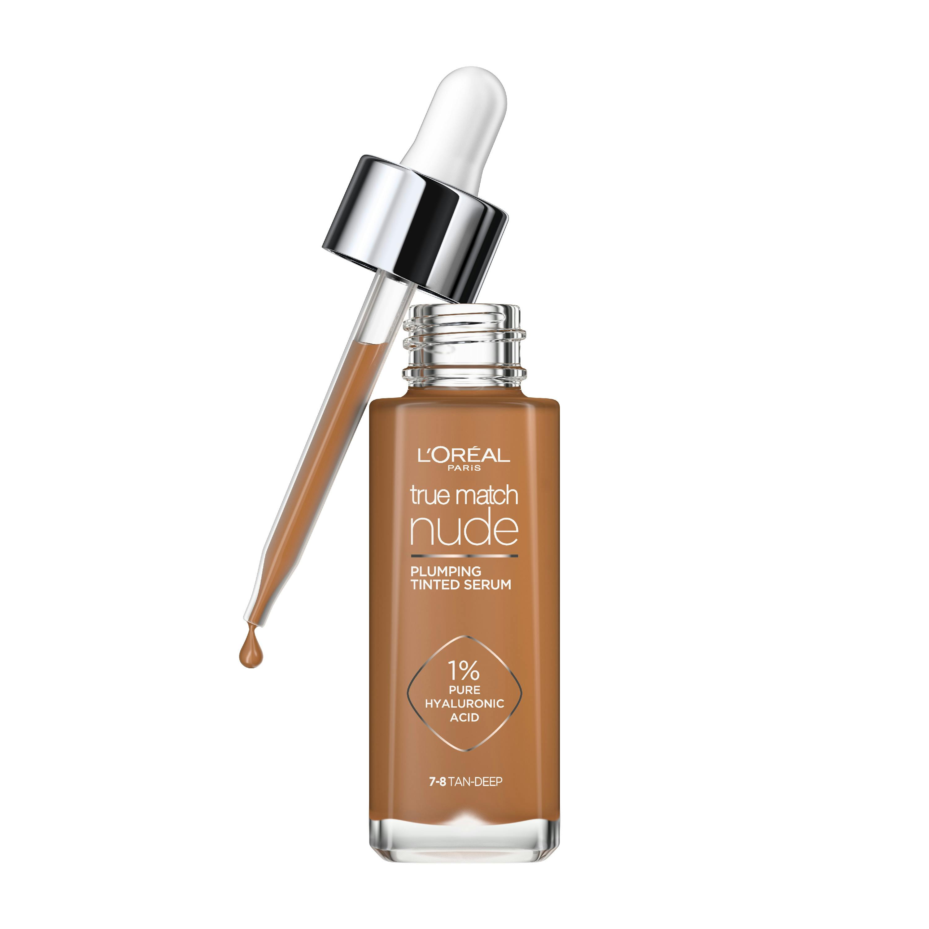 L'Oréal Paris True Match Nude Plumping Tinted Serum Tan Deep 7-8 30 ml