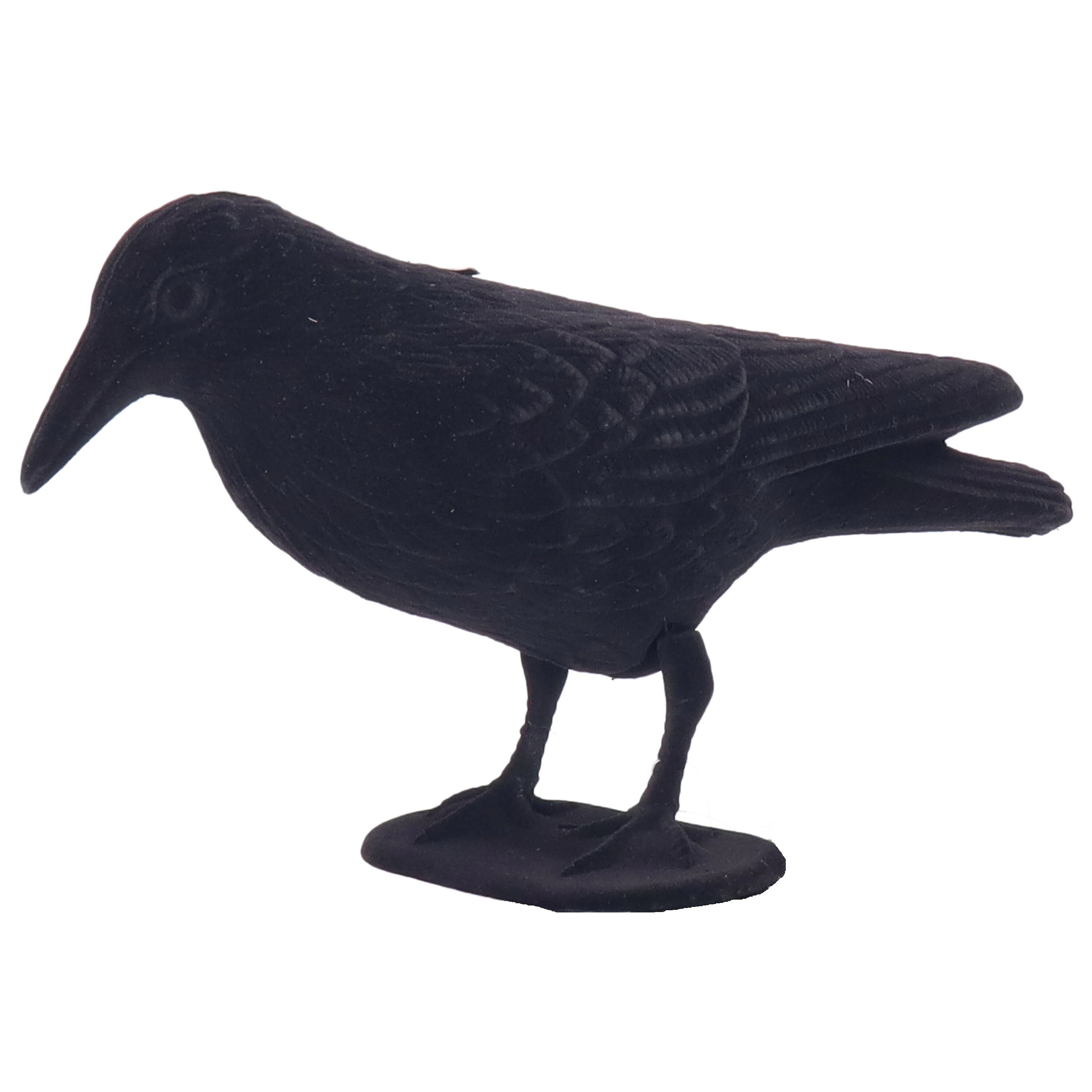 Fiestas Guirca Vogelverjager/vogelverschrikker Raaf/Kraai - duivenverjagers - zwart - 31 x 20 cm -