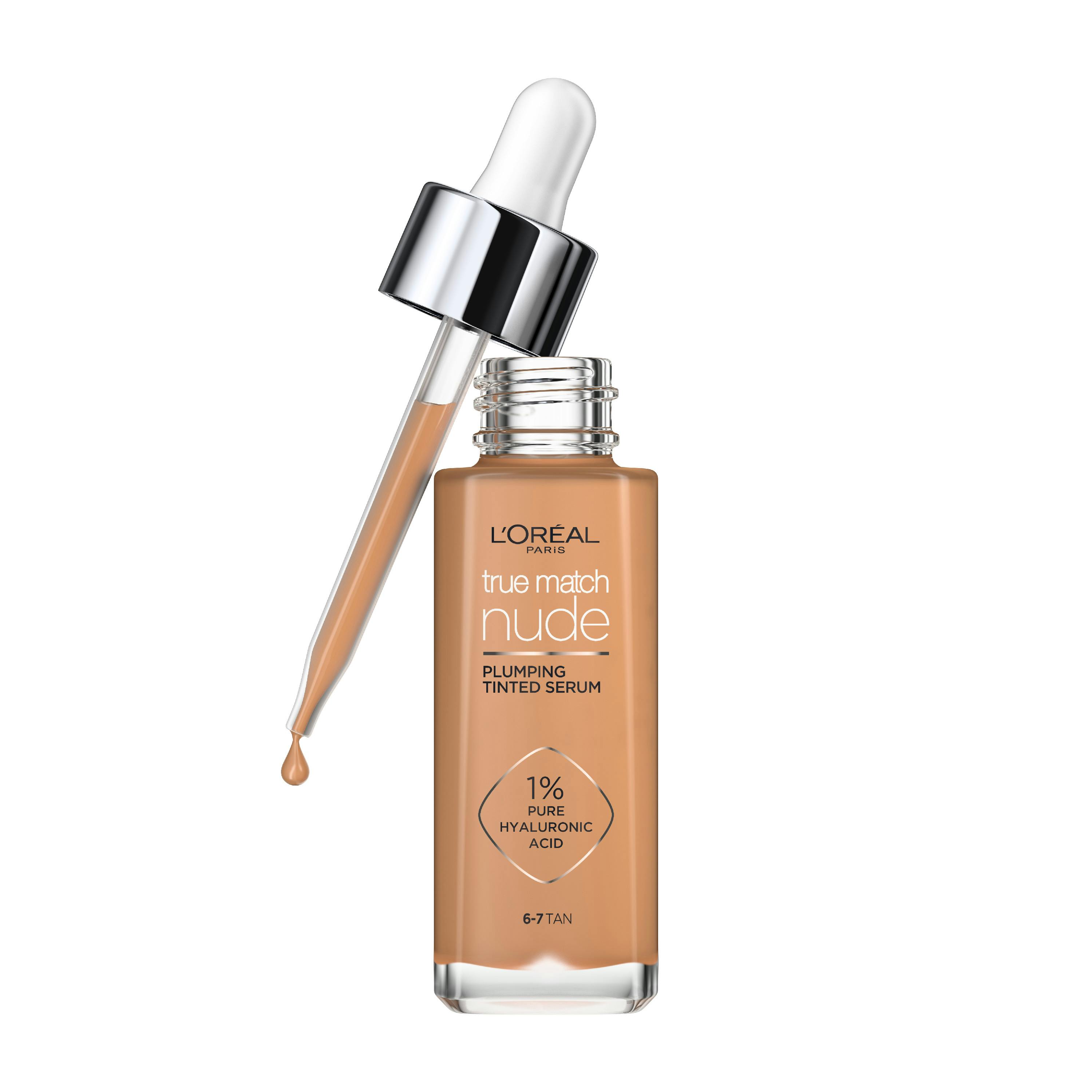 L'Oréal Paris True Match Nude Plumping Tinted Serum 6-7 Tan 30 ml