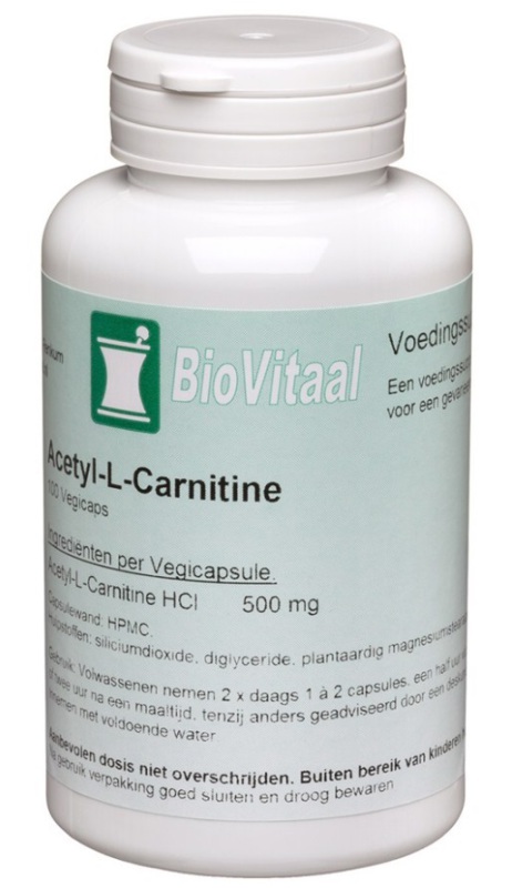 VeraSupplements Acetyl l-carnitine 500mg 100cp