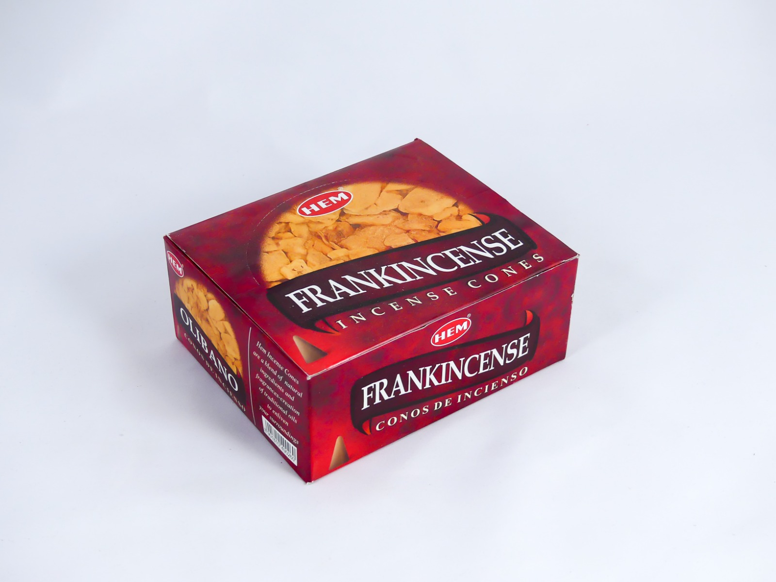 LalaShops HEM Wierook Kegels / Cones - Frankincense - Voordeelbox (12 Pakjes / 120 Kegels)