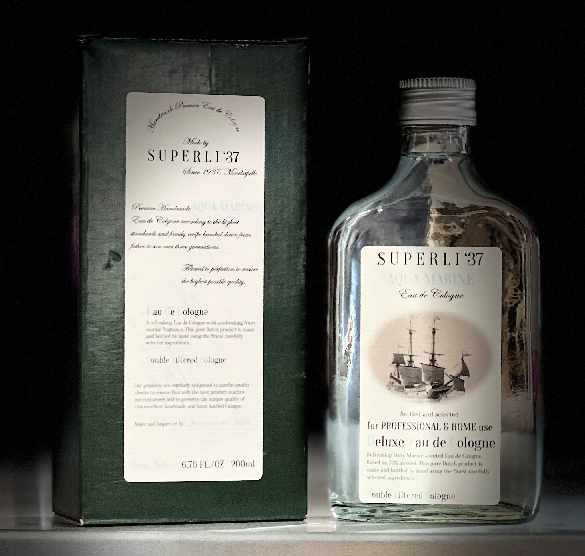 Superli ‘	37 Aqua Marine Eau de Cologne/Haarlotion, 200 ml