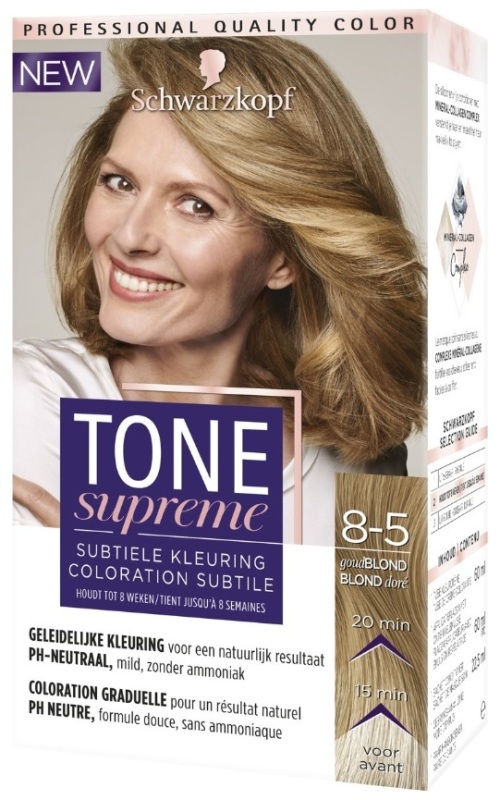 Schwarzkopf Tone supreme 8-5 goudblond 1 stuk