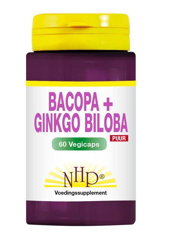 Nhp Bacopa met ginkgo biloba puur 60 Vegan Capsules