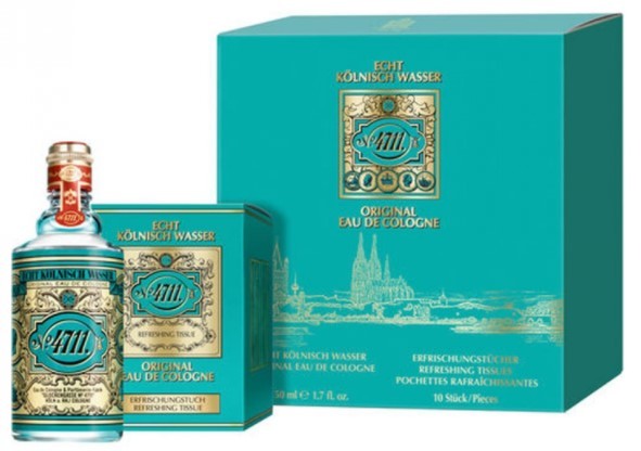 4711 Original geschenkset eau de cologne & verfrissing tissues 1 Stuk