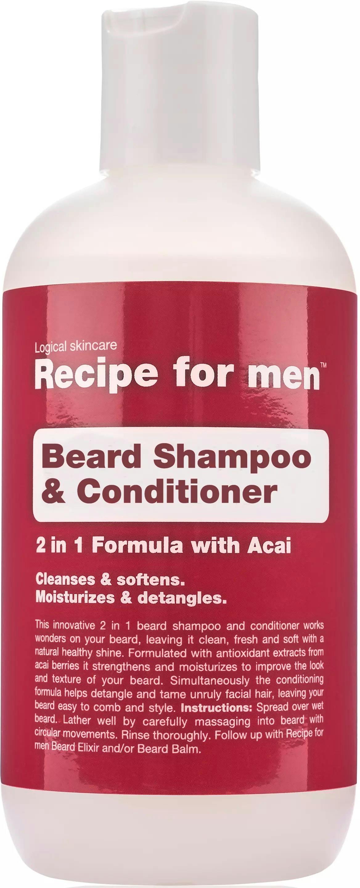 Recipe For Men Beard Shampoo & Conditioner 250 ml