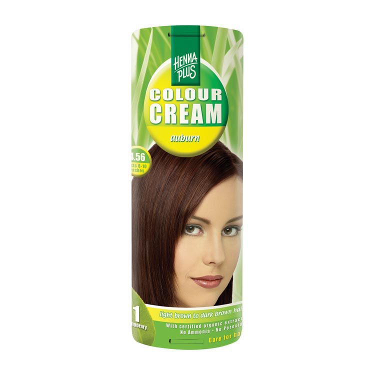 Hennaplus Haarkleuring kleurcreme 4.56 auburn 60ml