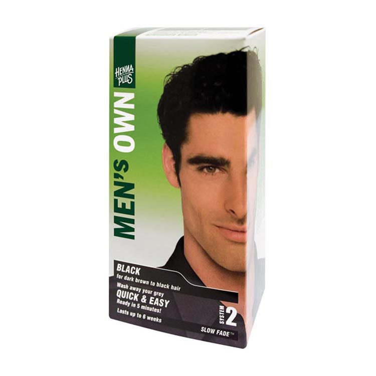 Mens Own Haarkleuring men's own black 80ml