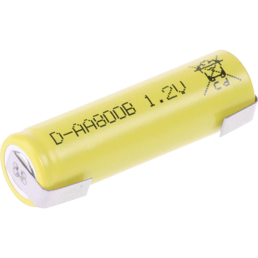 Mexcel AA800B Speciale oplaadbare batterij AA (penlite) U-soldeerlip, Flat-top NiCd 1.2 V 800 mAh