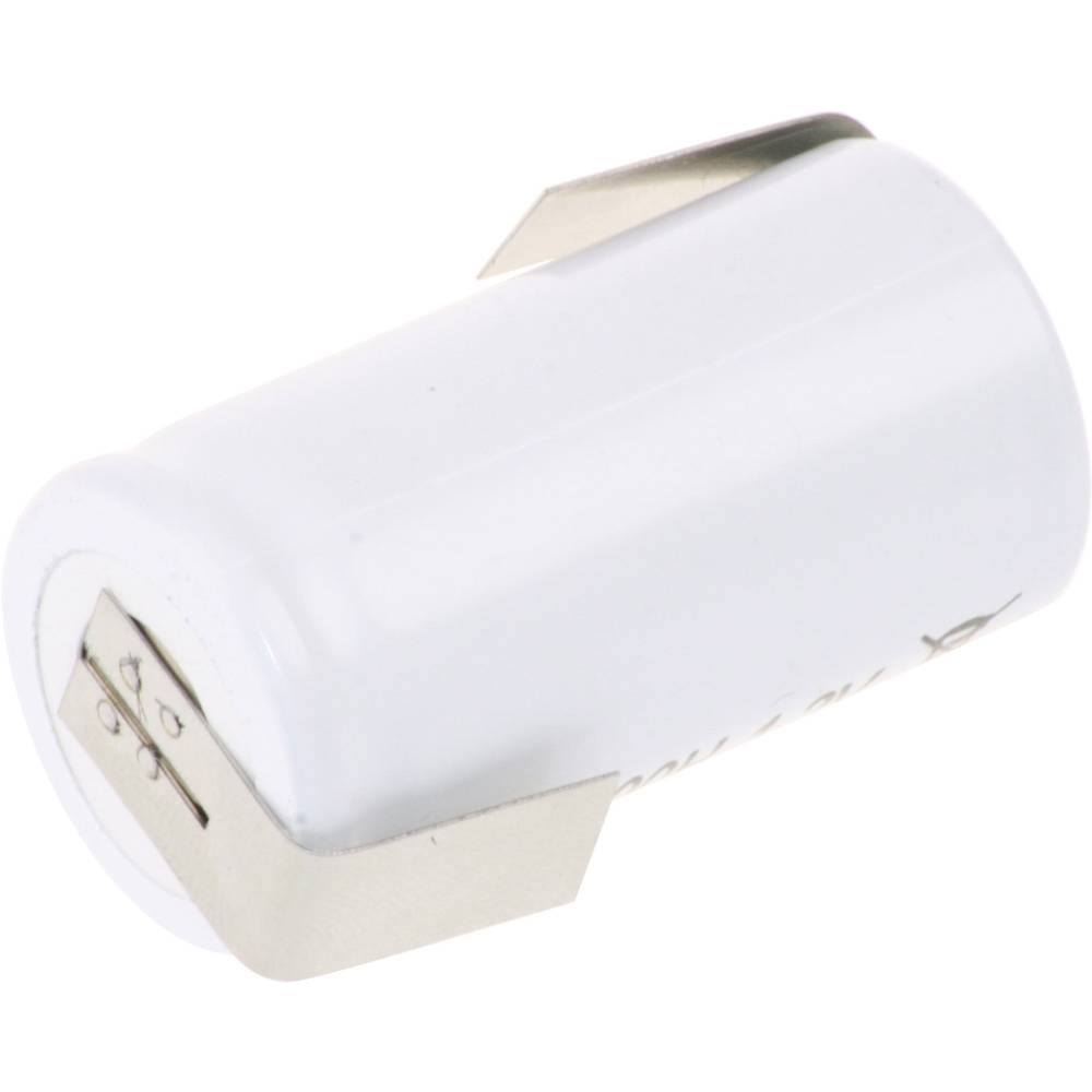 Mexcel SC1500H Speciale oplaadbare batterij Sub-C Geschikt voor hoge temperaturen, Z-soldeerlip, Flat-top NiCd 1.2 V 1500 mAh