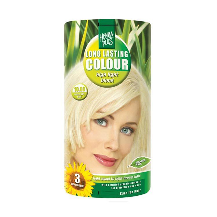 Hennaplus Haarkleuring long lasting colour 10 high light blond 100ml