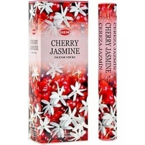 LalaShops HEM Wierook - Cherry Jasmine - Slof / Voordeelbox (6 Pakjes / 120 stokjes)