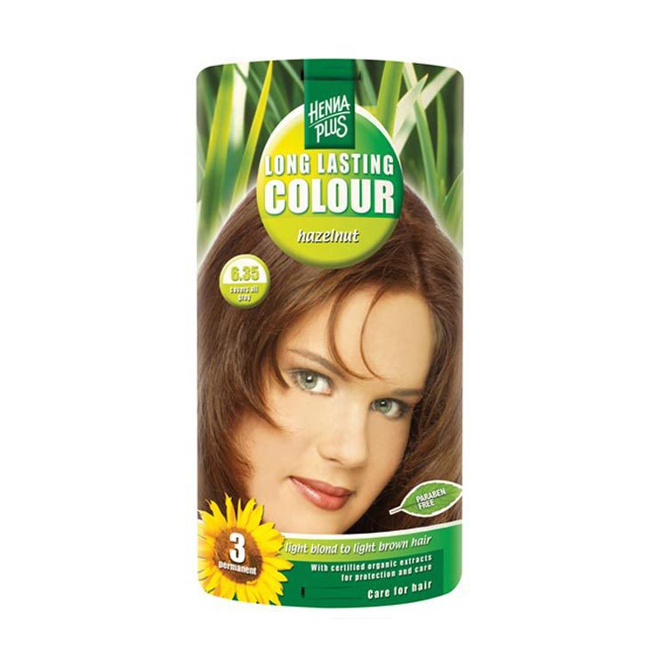 Hennaplus Long lasting colour 6.35 hazelnut 100ml