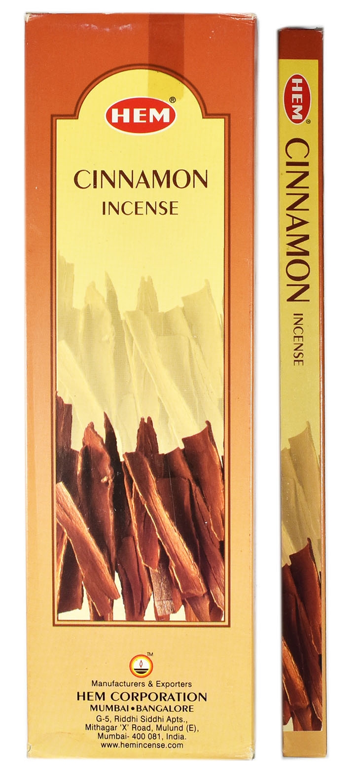 LalaShops HEM Wierook - Cinnamon - Slof / Voordeelbox (6 Pakjes / 120 stokjes)