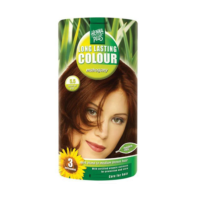 Hennaplus Long lasting colour 5.5 mahogany 100ml