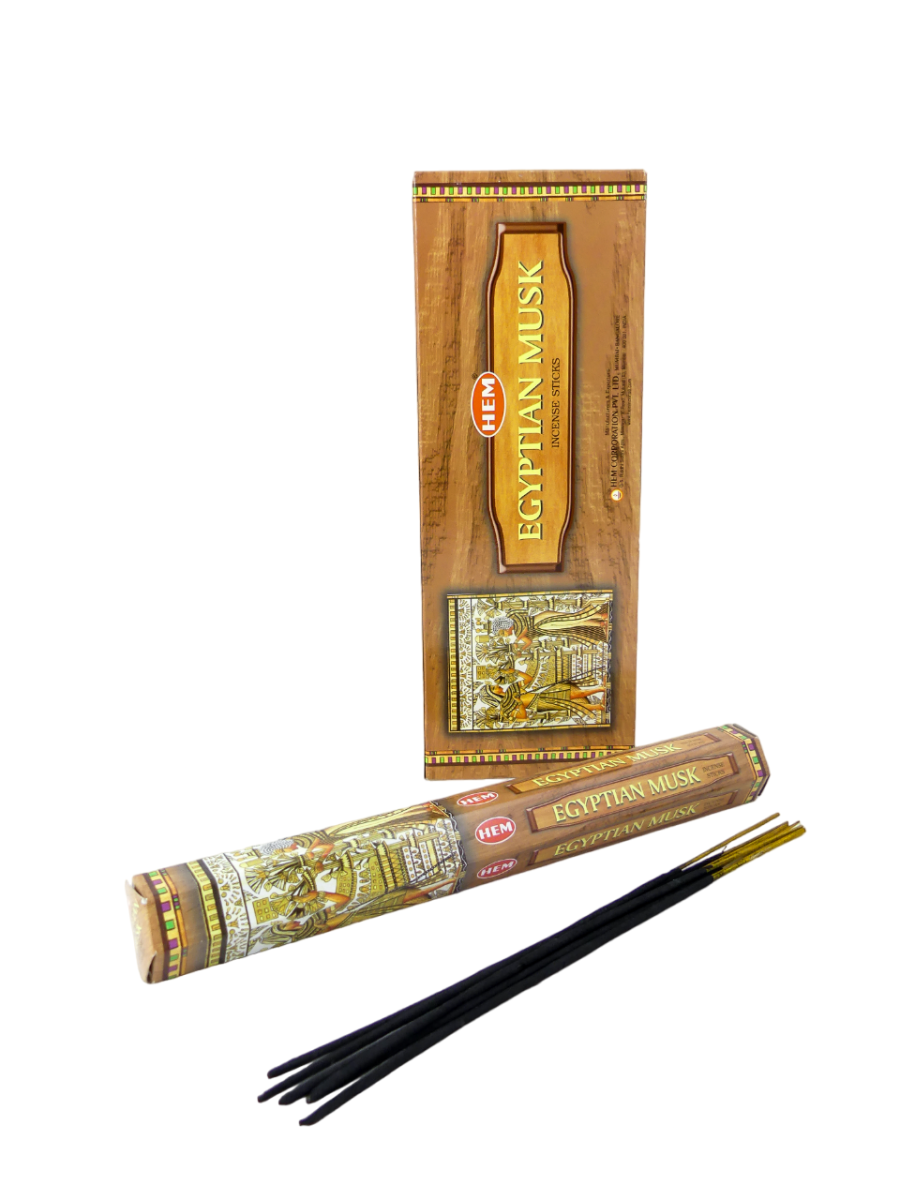 LalaShops HEM Wierook - Egyptian Musk - Slof / Voordeelbox (6 Pakjes / 120 stokjes)