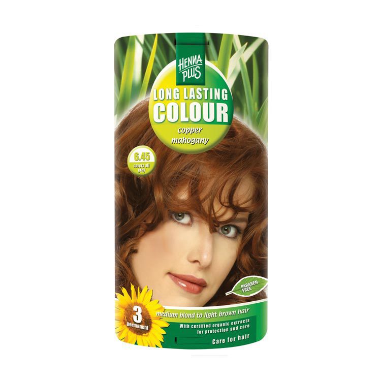 Hennaplus Haarkleuring long lasting colour 8.4 copper blond 100ml
