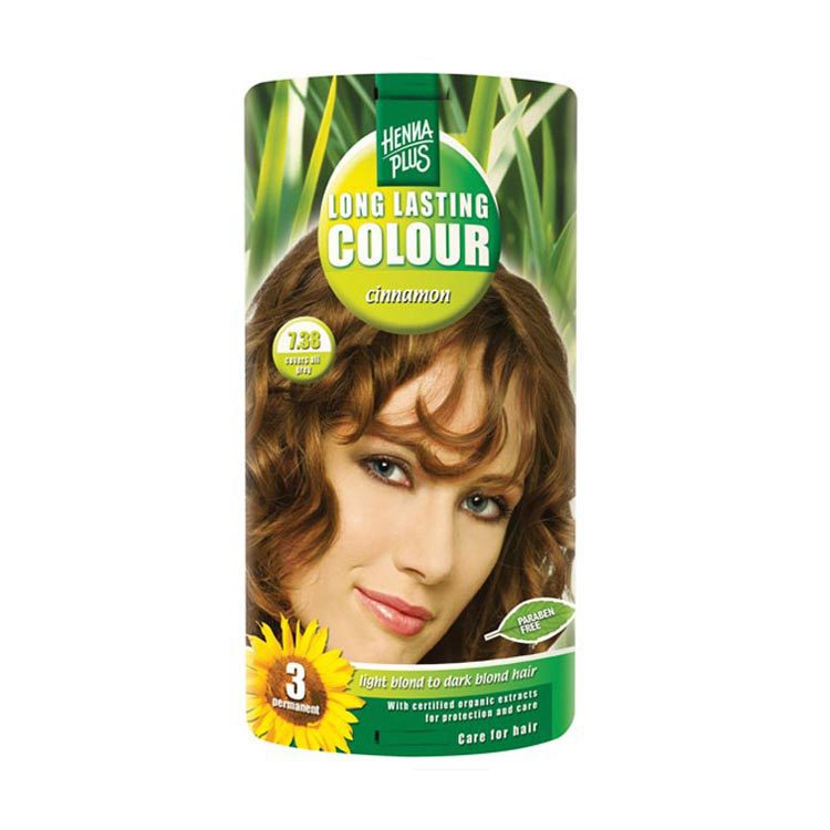 Hennaplus Haarkleuring long lasting colour 7.38 cinnamon 100ml