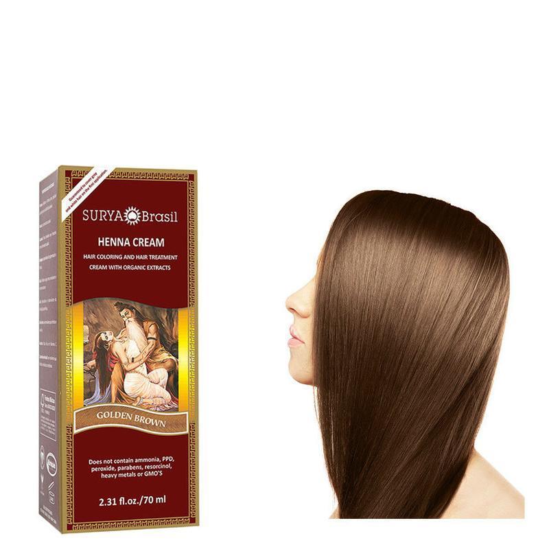 Surya Brasil Henna haarverf crème goud bruin 70 ML