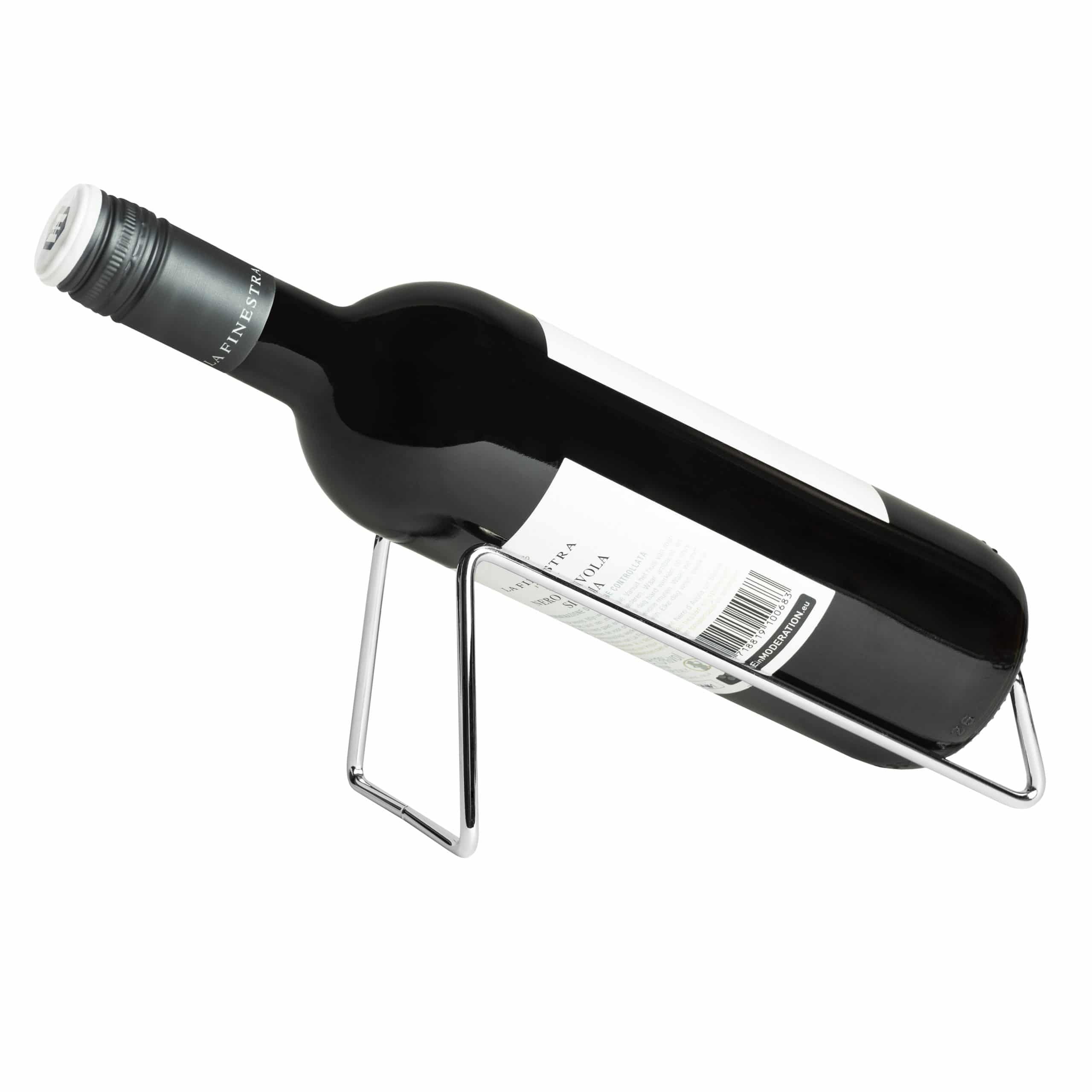 QUVIO Wijnrek - 1 Fles - RVS