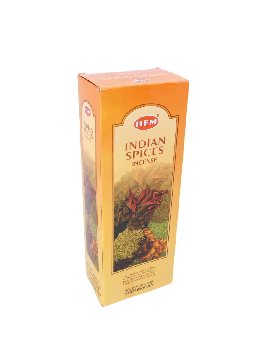 LalaShops HEM Wierook - Indian Spices - Slof / Voordeelbox (6 Pakjes / 120 stokjes)