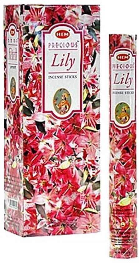 LalaShops HEM Wierook - Lily ( Precious) - Slof / Voordeelbox (6 Pakjes / 120 stokjes)