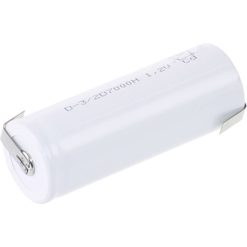 Mexcel D-3/2D7000H Speciale oplaadbare batterij 3/2 D Geschikt voor hoge temperaturen, Flat-top NiCd 1.2 V 7000 mAh